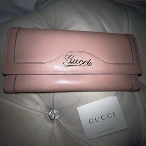 Pink Sand Gucci authentic Gucci wallet